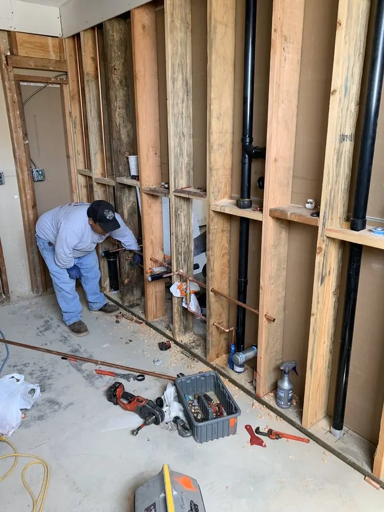 Commercial rough-in plumbing for Water Heater Replacement in Mill Valley